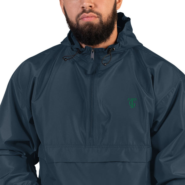 Champion packable jacket online green